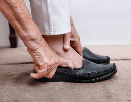 Good foot care is crucial for seniors