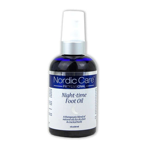 Nordic Care Night-time foot oil for dry feet & cracked heels.