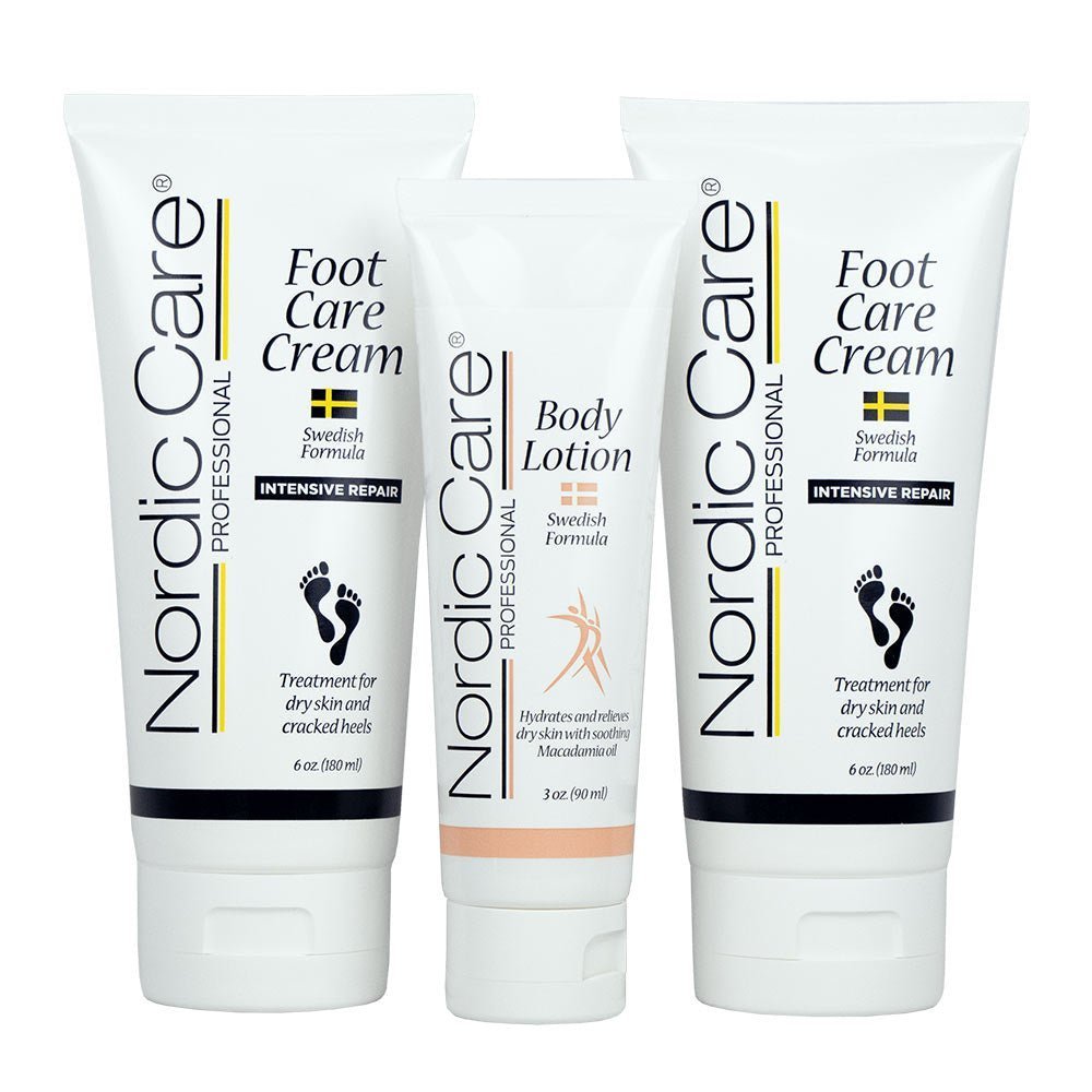 Foot Care Cream 2 - pack + Body Lotion - Nordic Care