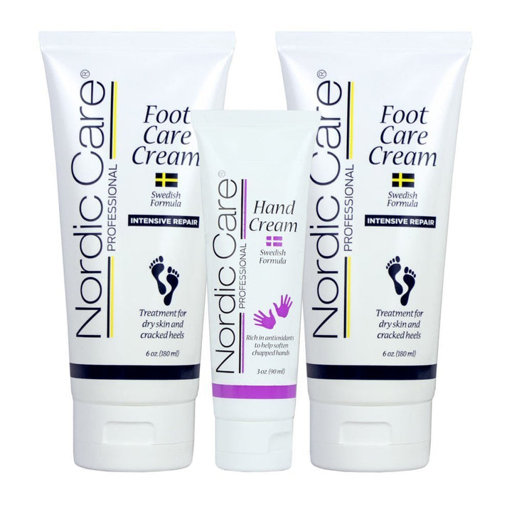 Foot Care Cream 2 - pack + Hand Cream - Nordic Care