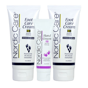 Foot Care Cream 2-pack + Hand Cream