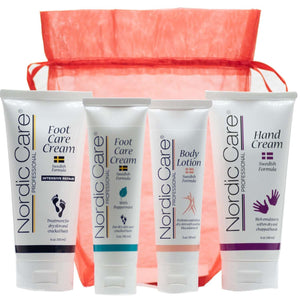 Nordic Care Holiday Gift Bag for hands, feet and body